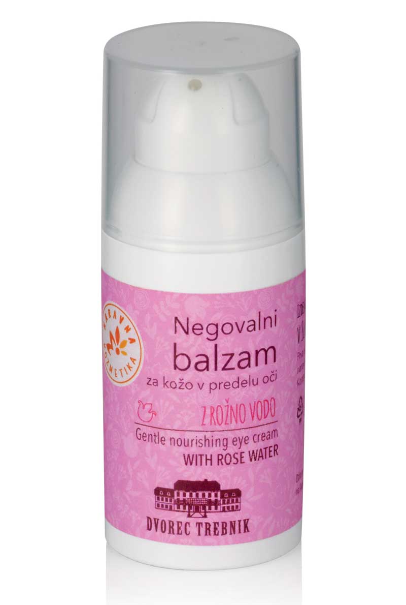 Negovalni balzam za kožo okrog oči vrtnica